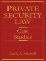 Private Security Law: Case Studies