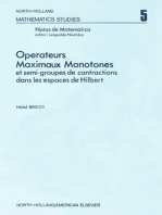 Ope¦rateurs maximaux monotones et semi-groupes de contractions dans les espaces de Hilbert