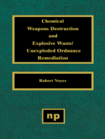 Chemical Weapons Destruction and Explosive Waste: Unexploded Ordinance Remediations