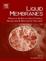 Liquid Membranes: Principles and Applications in Chemical Separations and Wastewater Treatment