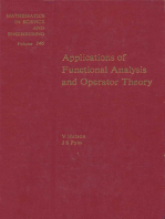 Applications of Functional Analysis and Operator Theory