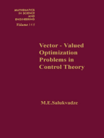 Vector-Valued Optimization Problems in Control Theory