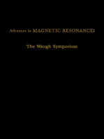 Advances in Magnetic Resonance: The Waugh Symposium