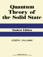 Quantum Theory of the Solid State