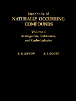 Handbook of Naturally Occurring Compounds V1