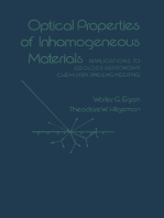 Optical properties of Inhomogeneous materials: Applications to geology, astronomy chemistry, and engineering