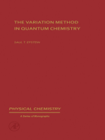 The variation method in quantum chemistry