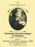 Fermented Food Beverages in Nutrition