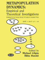 Metapopulation Dynamics: Empirical and Theoretical Investigations