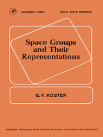 Space Groups and Their Representations