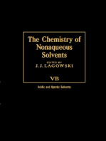 The Chemistry of Nonaqueous Solvents VB: Acid and Aprotic Solvents
