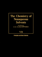 The Chemistry of Nonaqueous Solvents VA: Principles and Applications