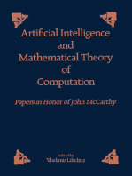 Artificial and Mathematical Theory of Computation: Papers in Honor of John McCarthy