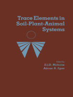 Trace Elements in Soil-Plant-Animal Systems