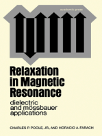 Relaxation in Magnetic Resonance: Dielectric and Mossbauer Applications