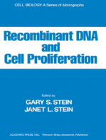 Recombinant DNA And Cell Proliferation