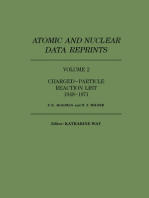 Charged–Particle Reaction List 1948–1971