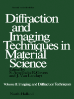 Diffraction and Imaging Techniques in Material Science P2: Imaging and Diffraction Techniques