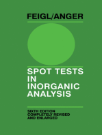 Spot Tests in Inorganic Analysis