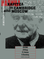 Kapitza in Cambridge and Moscow: Life and Letters of a Russian Physicist
