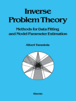 Inverse Problem Theory: Methods for Data Fitting and Model Parameter Estimation