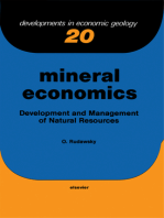 Mineral Economics: Development and Management of Natural Resources