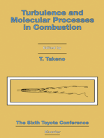 Turbulence and Molecular Processes in Combustion