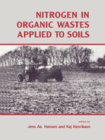 Nitrogen in Organic Wastes: Applied to Soils