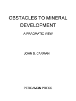 Obstacles to Mineral Development: A Pragmatic View