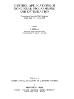 Control Applications of Nonlinear Programming and Optimization: Proceedings of the Fifth IFAC Workshop, Capri, Italy, 11-14 June 1985