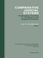 Comparative Judicial Systems: Challenging Frontiers in Conceptual and Empirical Analysis