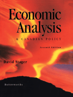 Economic Analysis & Canadian Policy