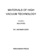 Silicates: Materials of High Vacuum Technology