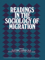 Readings in the Sociology of Migration: The Commonwealth and International Library: Readings in Sociology
