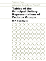 Tables of the Principal Unitary Representations of Fedorov Groups