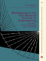 Mathematics for the General Course in Engineering: The Commonwealth and International Library of Science, Technology, Engineering and Liberal Studies: General Engineering Division, Volume 1