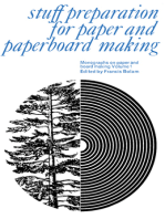 Stuff Preparation for Paper and Paperboard Making: Monographs on Paper and Board Making