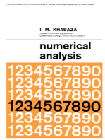 Numerical Analysis: The Commonwealth and International Library: Higher Mathematics for Scientists and Engineers