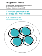The Uniqueness of Biological Materials: International Series of Monographs in Pure and Applied Biology: Zoology