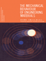 The Mechanical Behaviour of Engineering Materials: The Commonwealth and International Library: Structures and Solid Body Mechanics Division