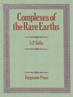 Complexes of the Rare Earths