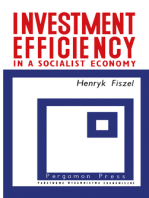 Investment Efficiency in a Socialist Economy
