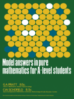 Model Answers in Pure Mathematics for A-Level Students: The Commonwealth and International Library: Commonwealth Library of Model Answers