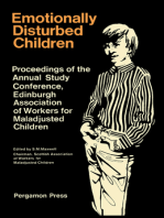 Emotionally Disturbed Children: Proceedings of the Annual Study Conference of the Association of Workers for Maladjusted Children, Edinburgh, August 1965