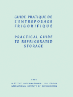 Guide Pratique de l'Entreposage Frigorifique: Practical Guide to Refrigerated Storage