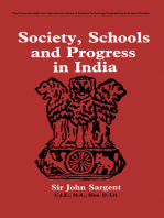 Society, Schools and Progress in India: The Commonwealth and International Library: Education and Educational Research Division
