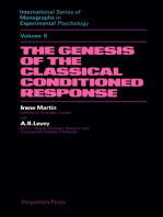 The Genesis of the Classical Conditioned Response: International Series of Monographs in Experimental Psychology