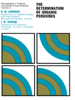 The Determination of Organic Peroxides: Monographs in Organic Functional Group Analysis