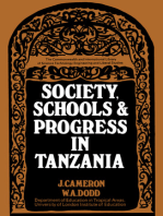 Society, Schools and Progress in Tanzania: The Commonwealth and International Library: Education and Educational Research