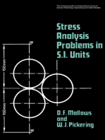 Stress Analysis Problems in S.I. Units: The Commonwealth and International Library: Mechanical Engineering Division
